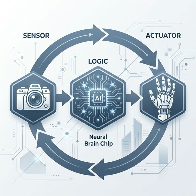 Physical AI Robotics Flow Diagram